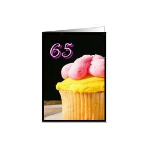  Happy 65th Birthday muffin Card Toys & Games