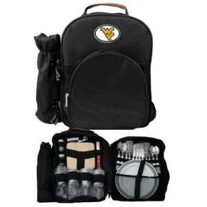  West Virginia Mountaineers Picnic Backpack: Sports 