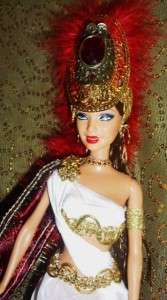 Roman Goddess Minerva ~ Wisdom,medicine,poetry ~OOAK Barbie doll 