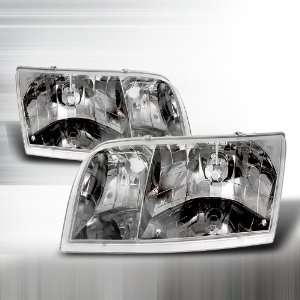  1998 2005 FORD CROWN VICTORIA CRYSTAL HOUSING HEADLIGHTS 