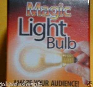 MAGIC LIGHT BULB TRICK GLASS LIGHT EASY 2 DO TRICK  