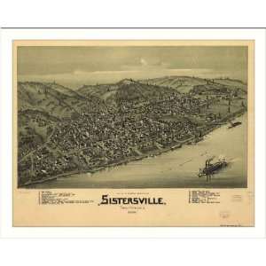  Historic Sistersville, West Virginia, c. 1896 (M 