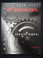 Honda 2006 2007 TRX90 TRX 90 Factory Service Manual  