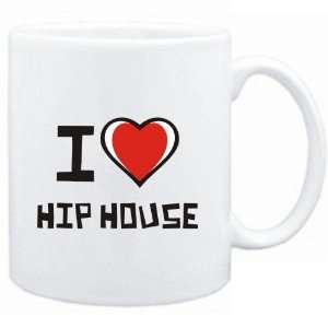 Mug White I love Hip House  Music 