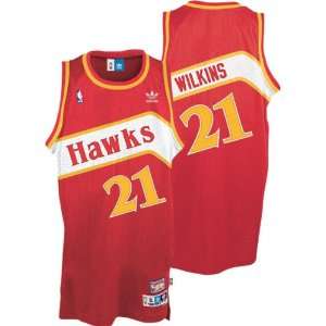  Dominique Wilkins Jersey adidas Red Throwback Swingman 