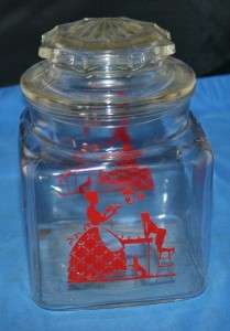 Glassware Kitchen Houseware Cannister Apothacary Jar  