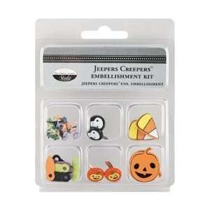  Paper Company Jeepers Creepers Embellishment Kit EM5054, 3 