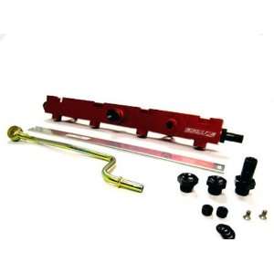   Red Fuel Injection Rail for 02 05 Honda Civic Si (K20A3) Automotive