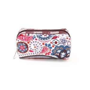   LeSportsac Cosmetic Case Make Up Bag ~ Andean Paisley In Color Beauty