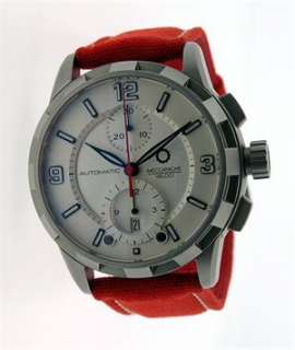 Meccaniche Veloci Rally Chronograph Automatic Watch Silver Dial/Red 