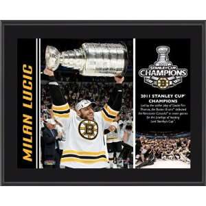 Milan Lucic Plaque  Details Boston Bruins, 2011 Stanley Cup 