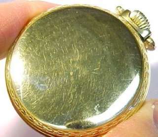 Illinois 1922 Antique Pocket Watch; 19 Jewels; 10KT Rolled Gold Plated 