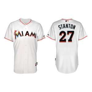 2012 Miami Marlins #27 Stanton white jerseys size 48 56:  