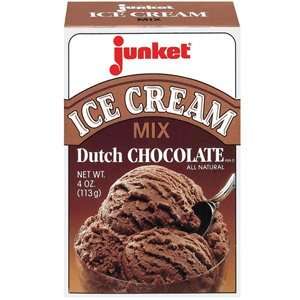 Junket Ice Cream Mix Chocolate 12 count: Grocery & Gourmet Food