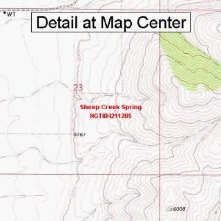   Map   Sheep Creek Spring, Idaho (Folded/Waterproof)