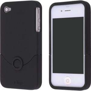  New ifrogz Black Hard Plastic Luxe Case for iPhone 4 Cell 
