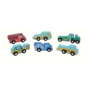  Melissa and Doug Wooden Vehicles   Set of 38: Office 