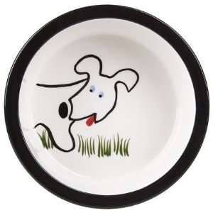  Melia Pet Dog Front Ceramic Dog Bowl   Medium (Quantity of 