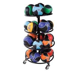  Power Systems Ultra 4 Tier Med Ball Tower Storage Rack 