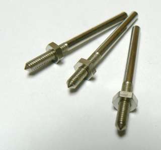   THREADED W NUT 1/8 SHANK STRAIGHT THREAD 3 PCS MINIATURE MANDRELS