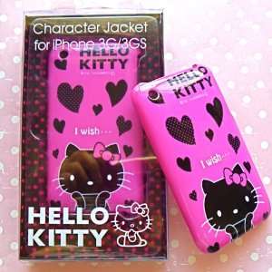 Pink Hearts iDress Hello Kitty iphone 3G Premium Cover   Japan  with 