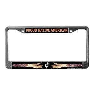  Proud NA/Indian Corn Art License Plate Frame by CafePress 
