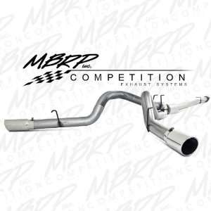 MBRP 4 Down pipe back, COOL DUALS, DPF Delete, without bungs, with 