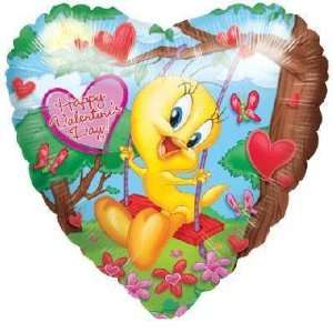  24 Tweety Garden Valentine Panoramic Balloon: Toys & Games