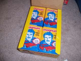UNOPENED CARD PACK MAGNUM PI TOM SELLECK FROM BOX  