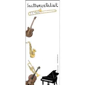  Instrumentalist Magnetic Notepad by Hatley Office 