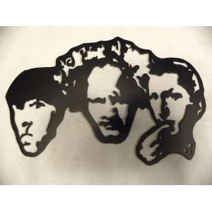Home Theater Decor Three Stooges Metal Wall Art 