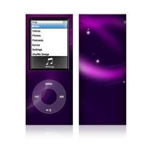  Apple iPod Nano 4G Decal Skin   Abstract Purple 