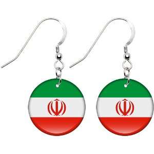 Iran Flag Earrings