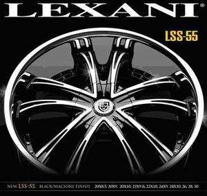 24x9 Lexani Wheels LSS 55 Rim Tire Range Rover Magnum  