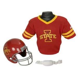 Iowa State Cyclones ISU NCAA Football Helmet & Jersey Top 