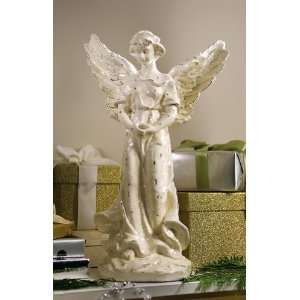 Ivory Glittered Heavenly Angel Tabletop Holiday Decoration 