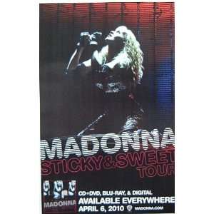  Madonna   Sticky And Sweet Tour   Promotional Poster 
