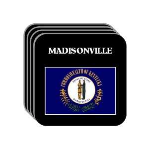  US State Flag   MADISONVILLE, Kentucky (KY) Set of 4 Mini 