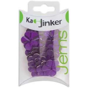 Ka Jinker Jems Faceted Flower 20/Pkg Purple 