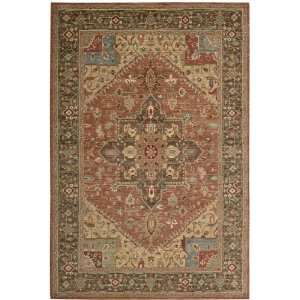  Living Treasures Collection Traditional Rust Wool Rug 2.60 