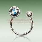 BMW Roundel Horseshoe Key Ring, Keychain, New Genuine BMW Product 