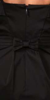 NWT JUICY COUTURE BLACK TUXEDO SATEEN DRESS 0 2 4 6 8  