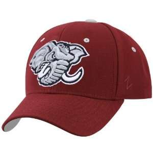  Zephyr Alabama Crimson Tide Crimson DHS Fitted Hat Sports 