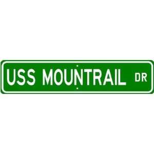  USS MOUNTRAIL LPA 213 Street Sign   Navy Sports 