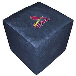  St. Louis Cardinals MLB Team Logo Cube Ottoman