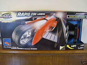 ROAD CHAMPS FLY WHEELS RAPID FIRE LAUNCHER   NEW IN BOX  