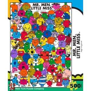  New York Puzzle Company 500 piece Little Miss Mister Men 