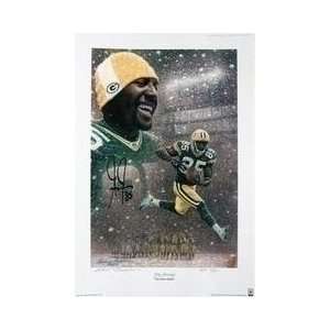 Greg Jennings Autographed Lithograph   Artists Proof:  
