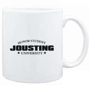  Mug White  Honor Student Jousting University  Sports 