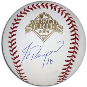   RomeroÂ Autographed Baseball  Details 2008 World Series Baseball